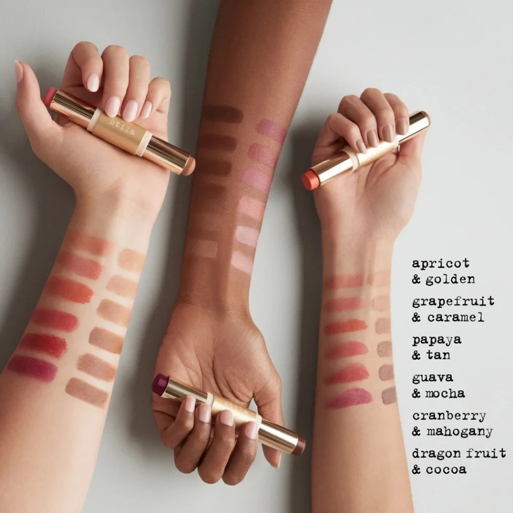 Guava Mocha Stila Blush & Bronze Hydro-Blur Cheek Duo Brand New In Box